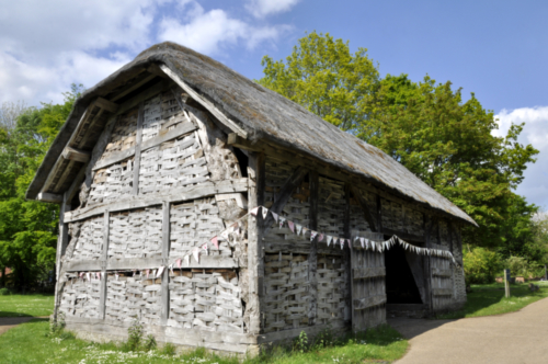 Threshing barn - Avoncroft Museum, Bromsgrove, Worcestershire, UK 2019