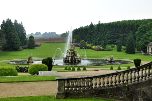 The Perseus and Andromeda fountain, Witley Court and Gardens, Worcestershire, UK 2018